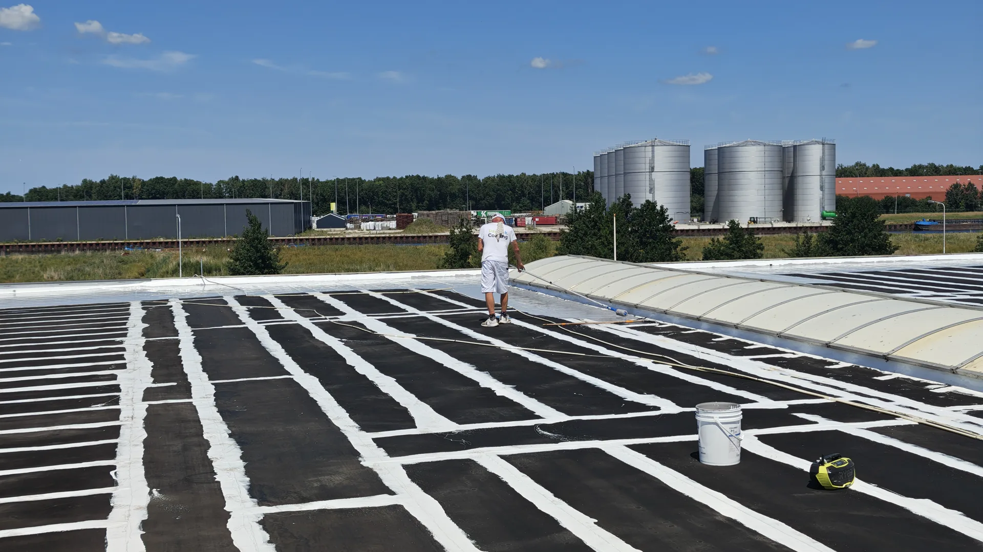 Plaatselijke detailbehandeling en wapening tijdens de uitvoering bij Smelne Yachtcenter